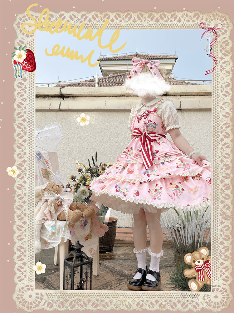 JSK♥Ready to Ship♥Summer Strawberry ♥ Lolita Dress