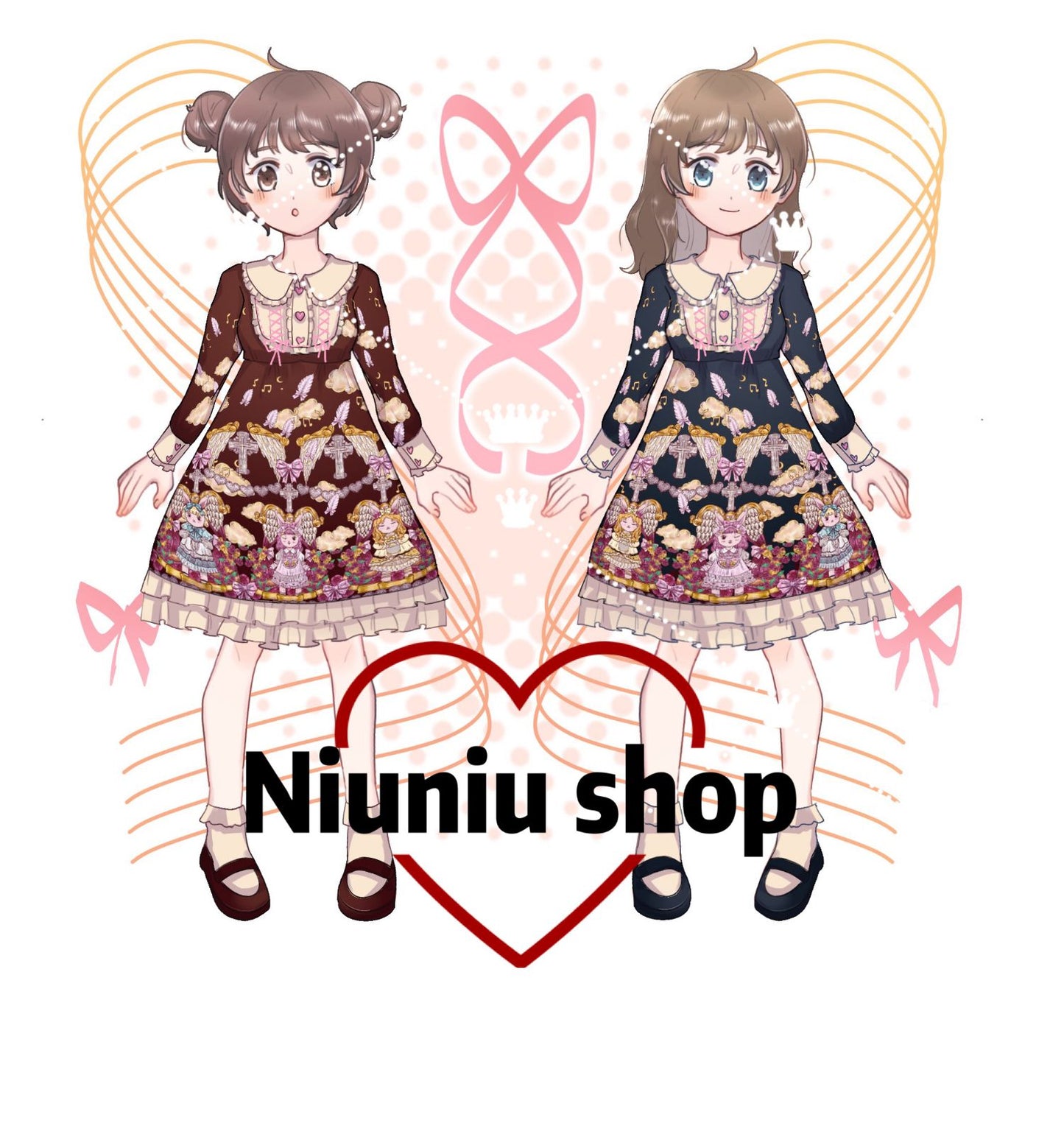 OP Dress♥Ready to Ship♥ Melody In Heaven ♥Sweet Lolita Long Sleeve Dress