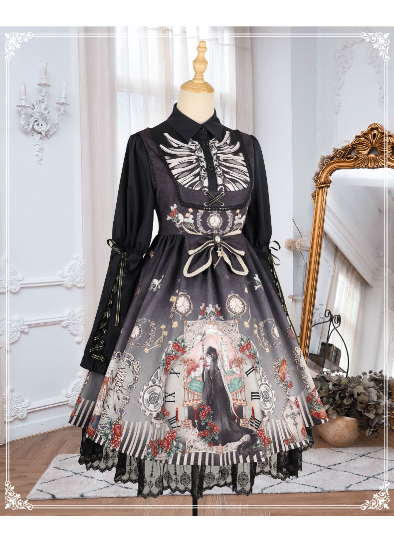OP♥Pre-order 4 weeks♥Black Fairytale♥Gothic Lolita Dress