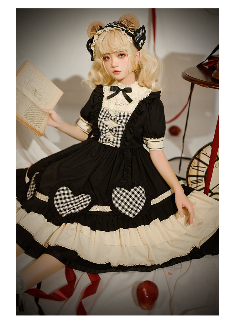 OP ♥Ready to Ship♥  To My Little Cherry ♥  Sweet Lolita Long Sleeve Dress