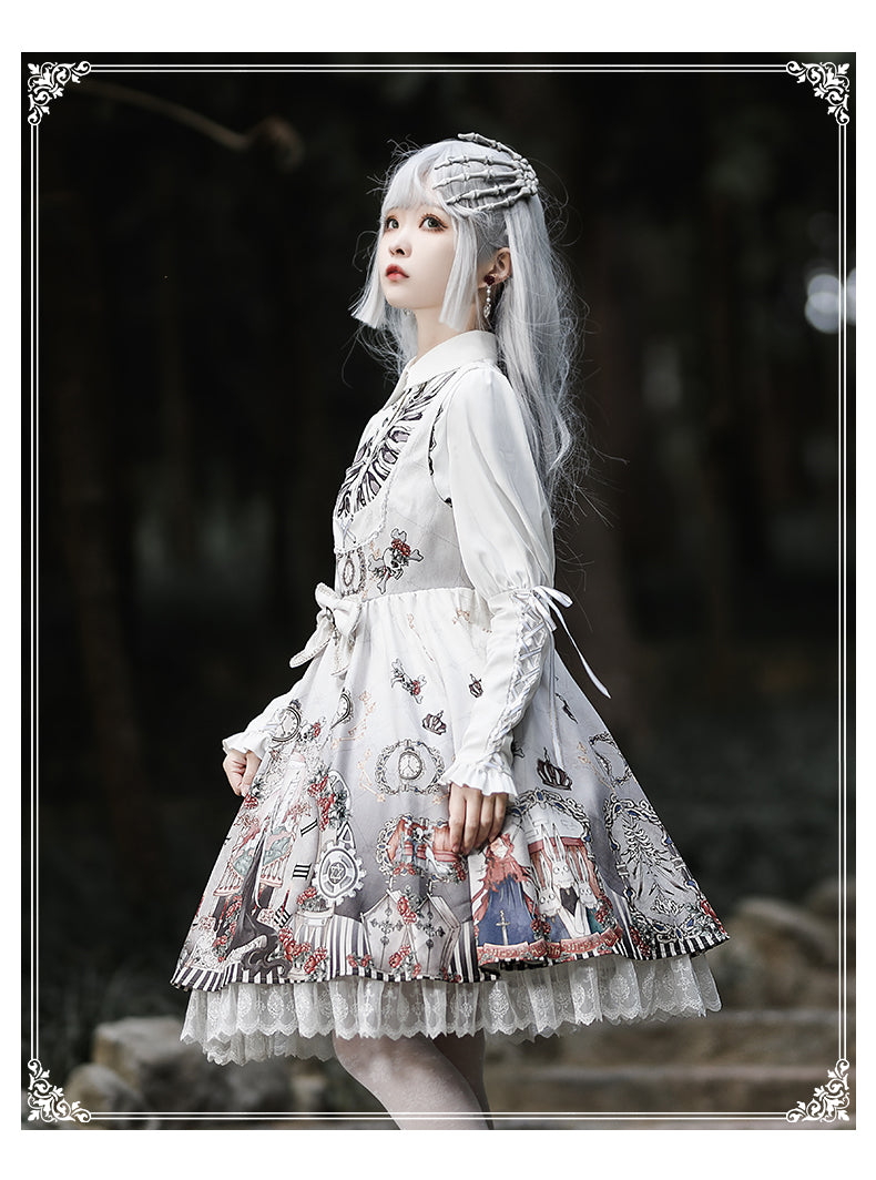 OP♥Pre-order 4 weeks♥Black Fairytale♥Gothic Lolita Dress