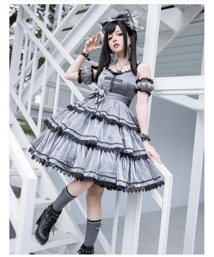 JSK♥Ready to Ship♥Cross Magic ♥ Gothic Lolita Dress