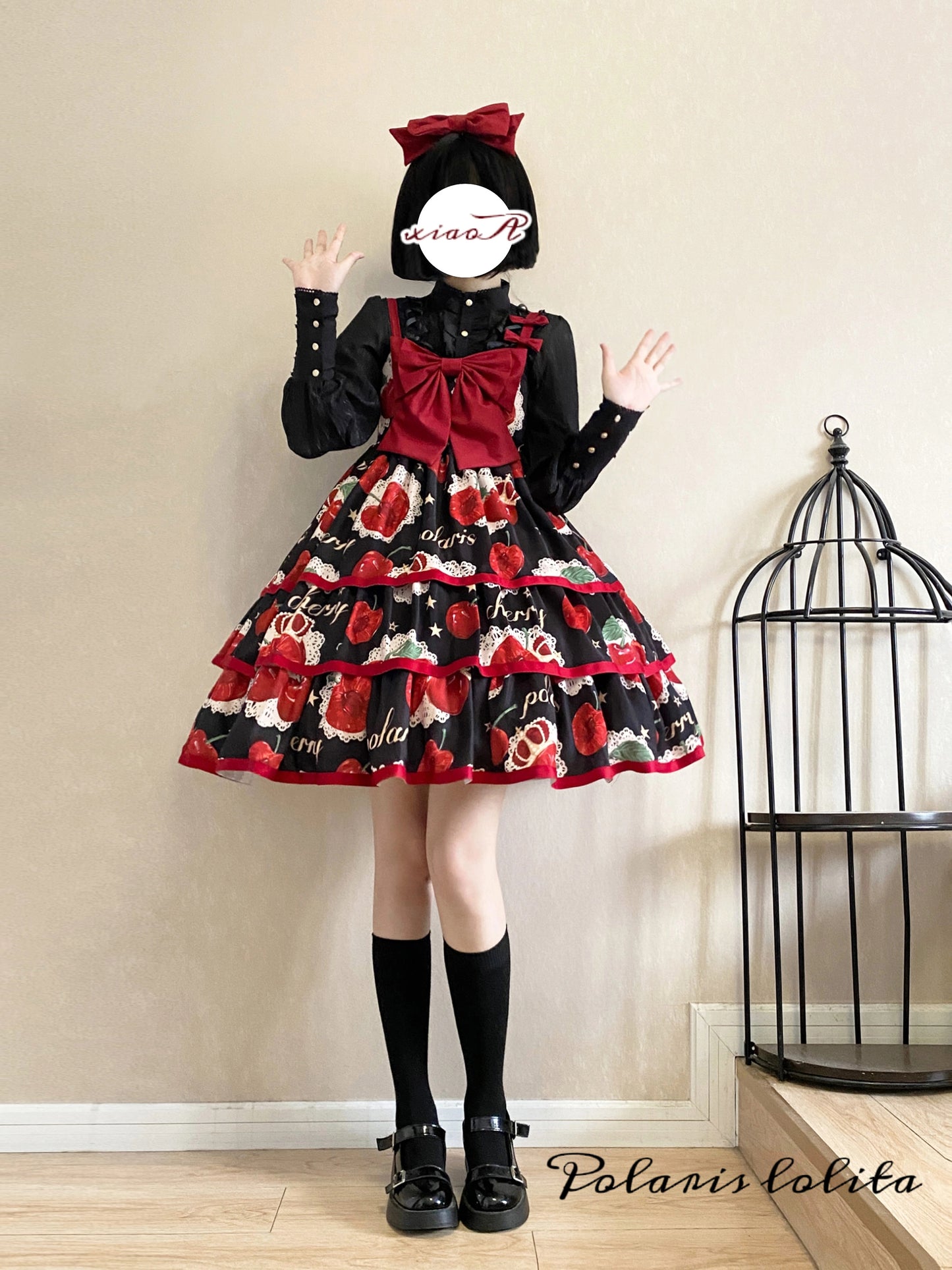 JSK♥ Ready to Ship♥Cherry Crown♥ Sweet Lolita Dress JSK