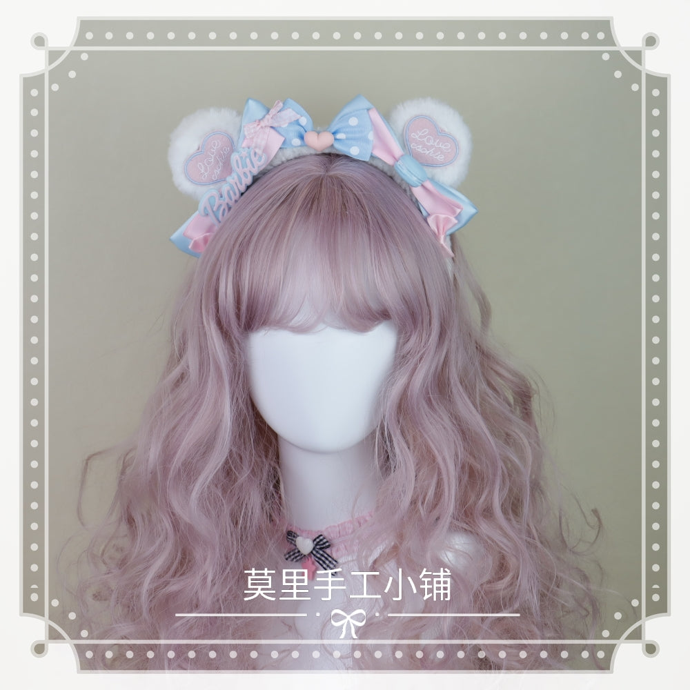 Lolita Lovely Bear Ear KC Headband