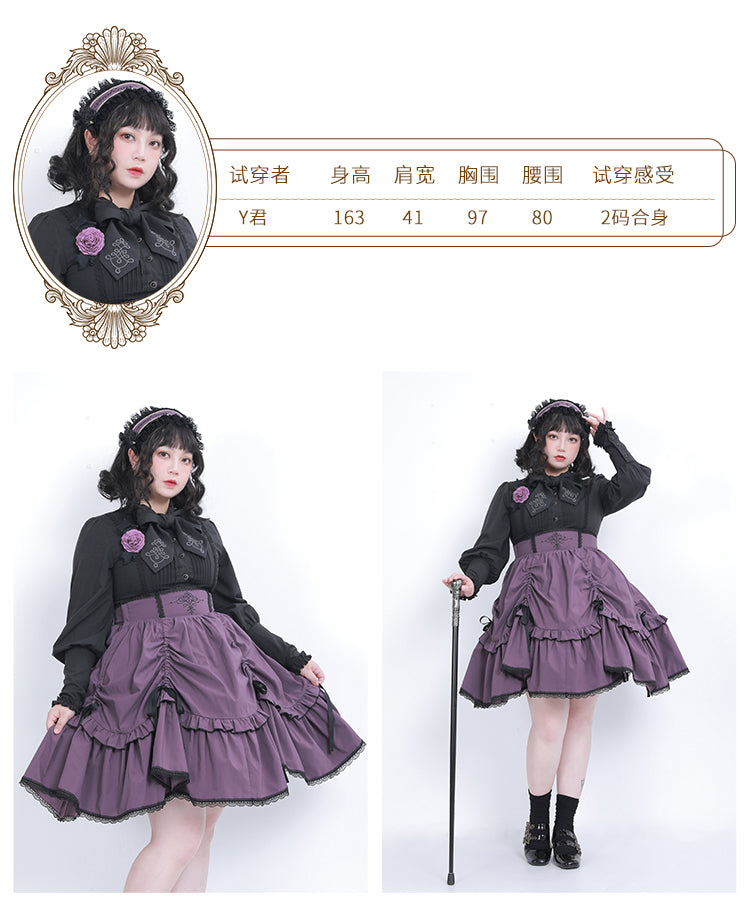 Plus Size♥Blouse♥Ready to Ship♥Chateau Margaux♥Gothic Lolita