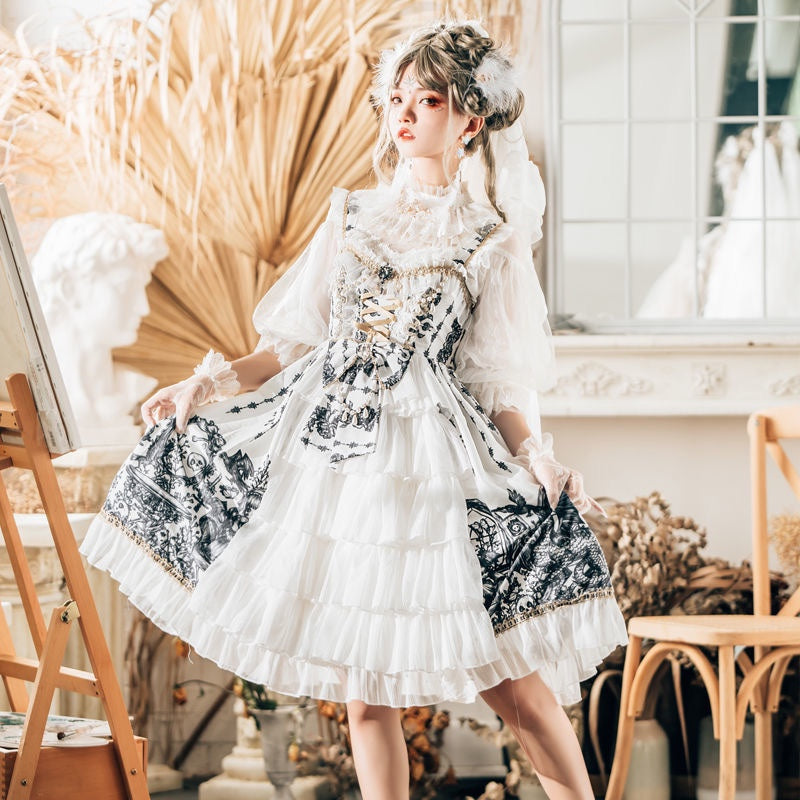 JSK♥ Ready to Ship♥Dragon Witch♥ Gothic Lolita Dress