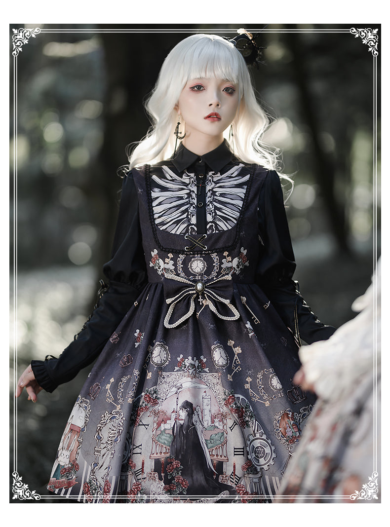 OP♥Pre-order 4 weeks♥Black Fairytale♥Gothic Lolita Dress