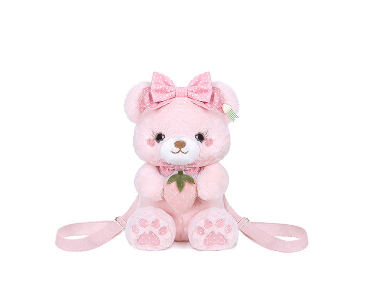 To Alice P605 Strawberry Bear Purse Multi-color Available