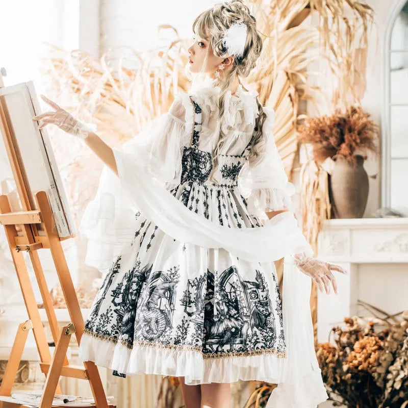 JSK♥ Ready to Ship♥Dragon Witch♥ Gothic Lolita Dress