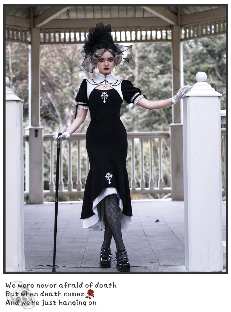 OP♥Ready to Ship♥Prayer of the Dead♥Gothic Lolita Dress