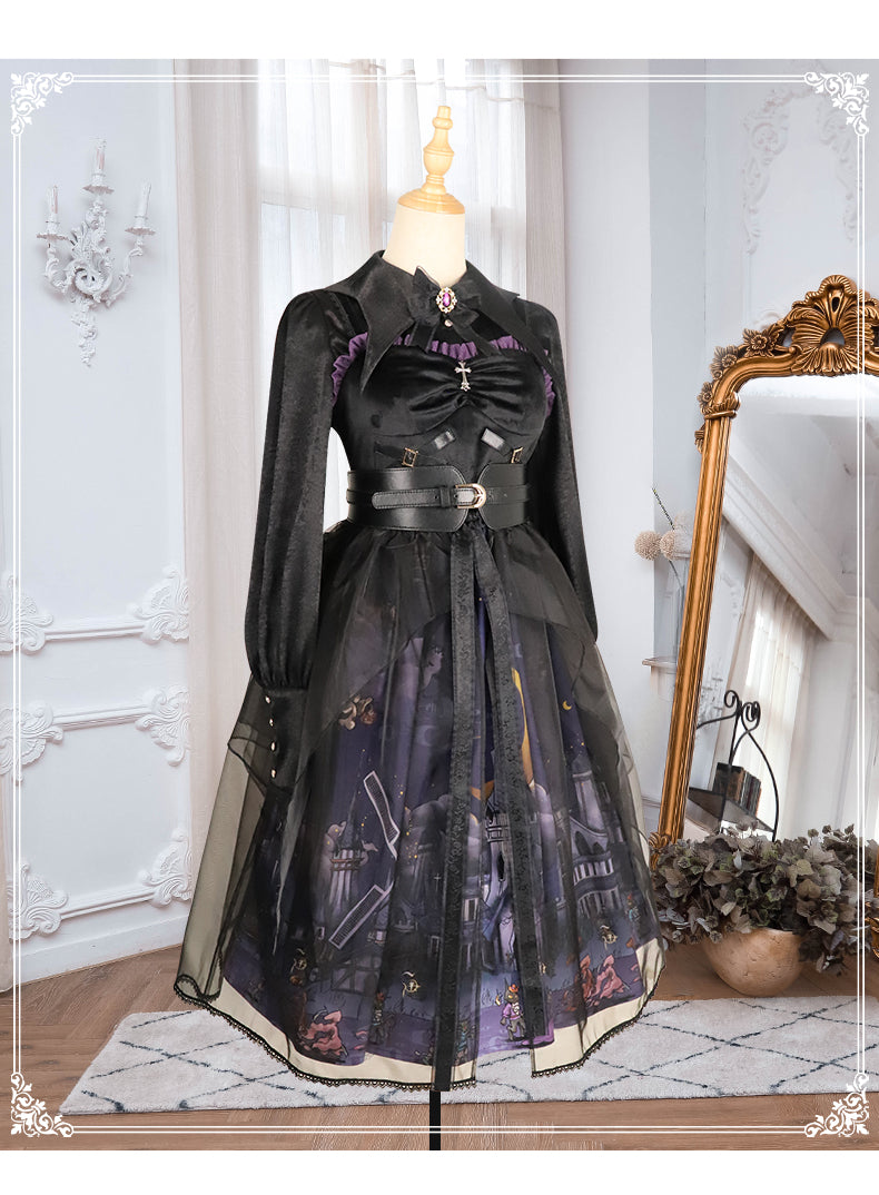 JSK♥Pre-order 3 weeks♥Witchville Halloween♥Gothic Lolita Dress