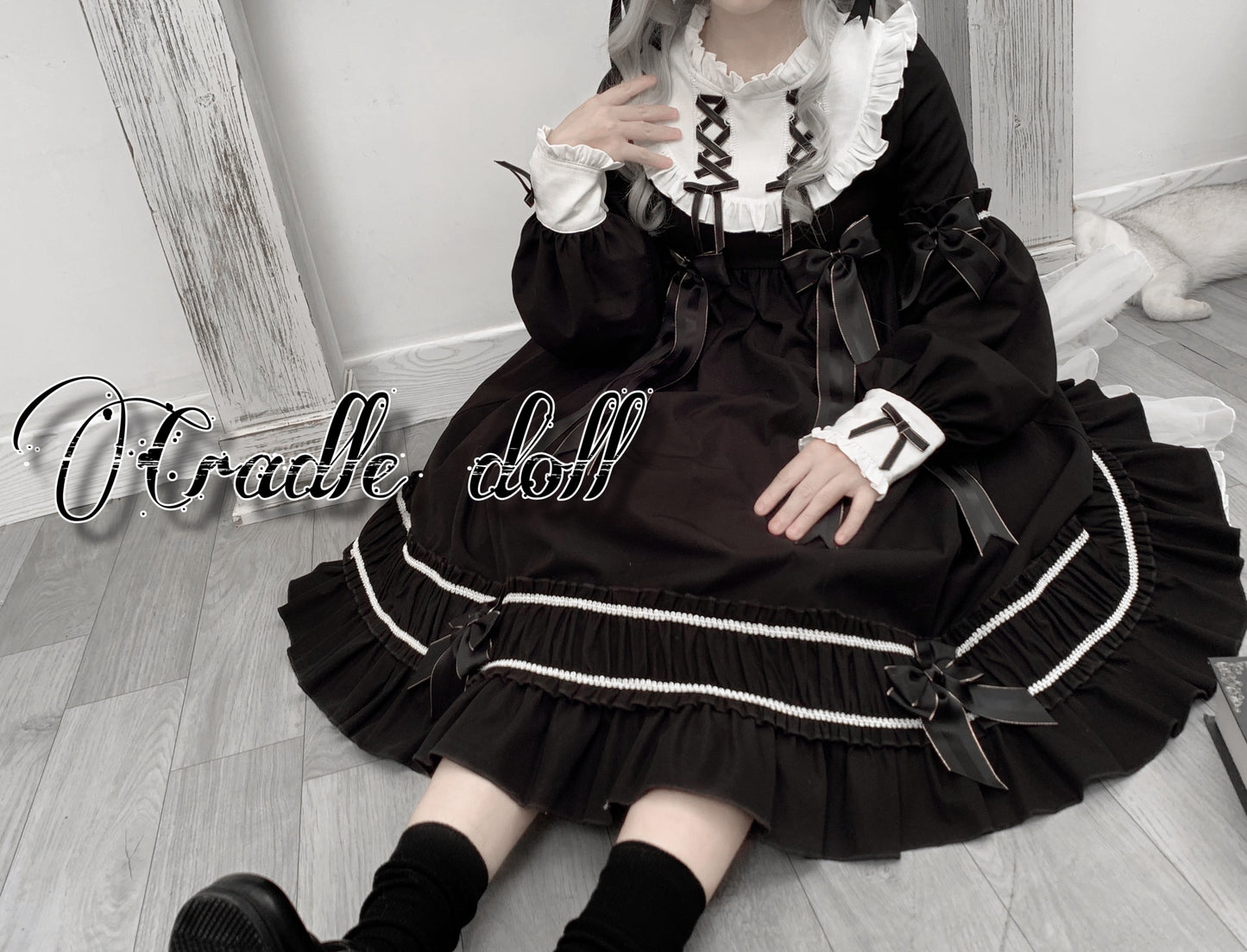 OP♥ Ready to Ship♥Cradle Doll Sweet Lolita Dress OP