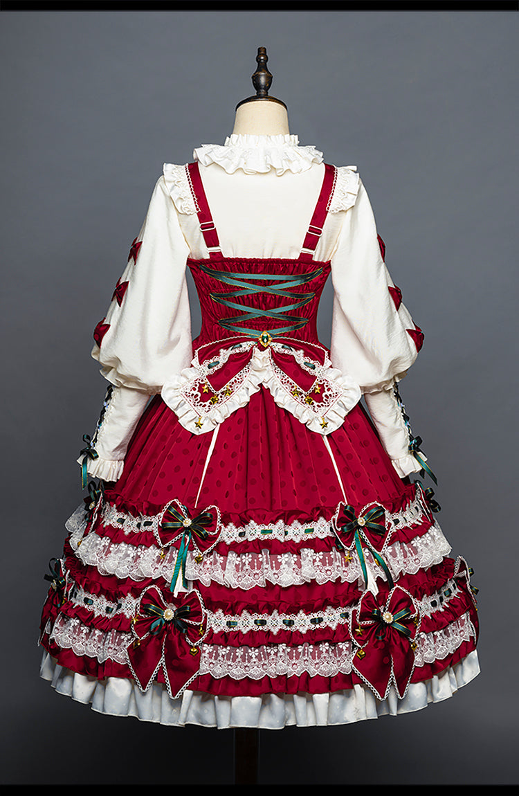 JSK Set♥Ready to Ship♥Leicester Christmas♥Sweet Lolita Dress