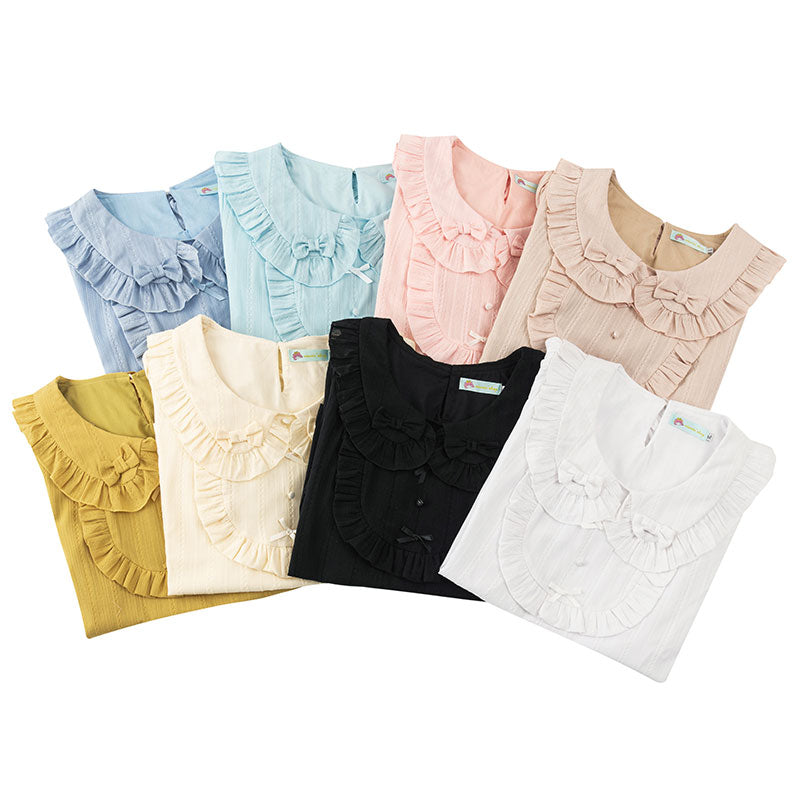 Plus Size Short Sleeve Blouse