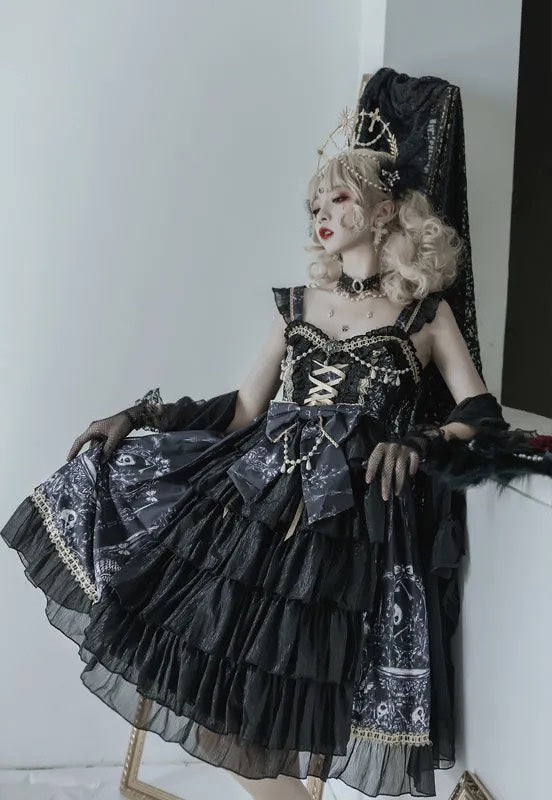 JSK♥ Ready to Ship♥Dragon Witch♥ Gothic Lolita Dress