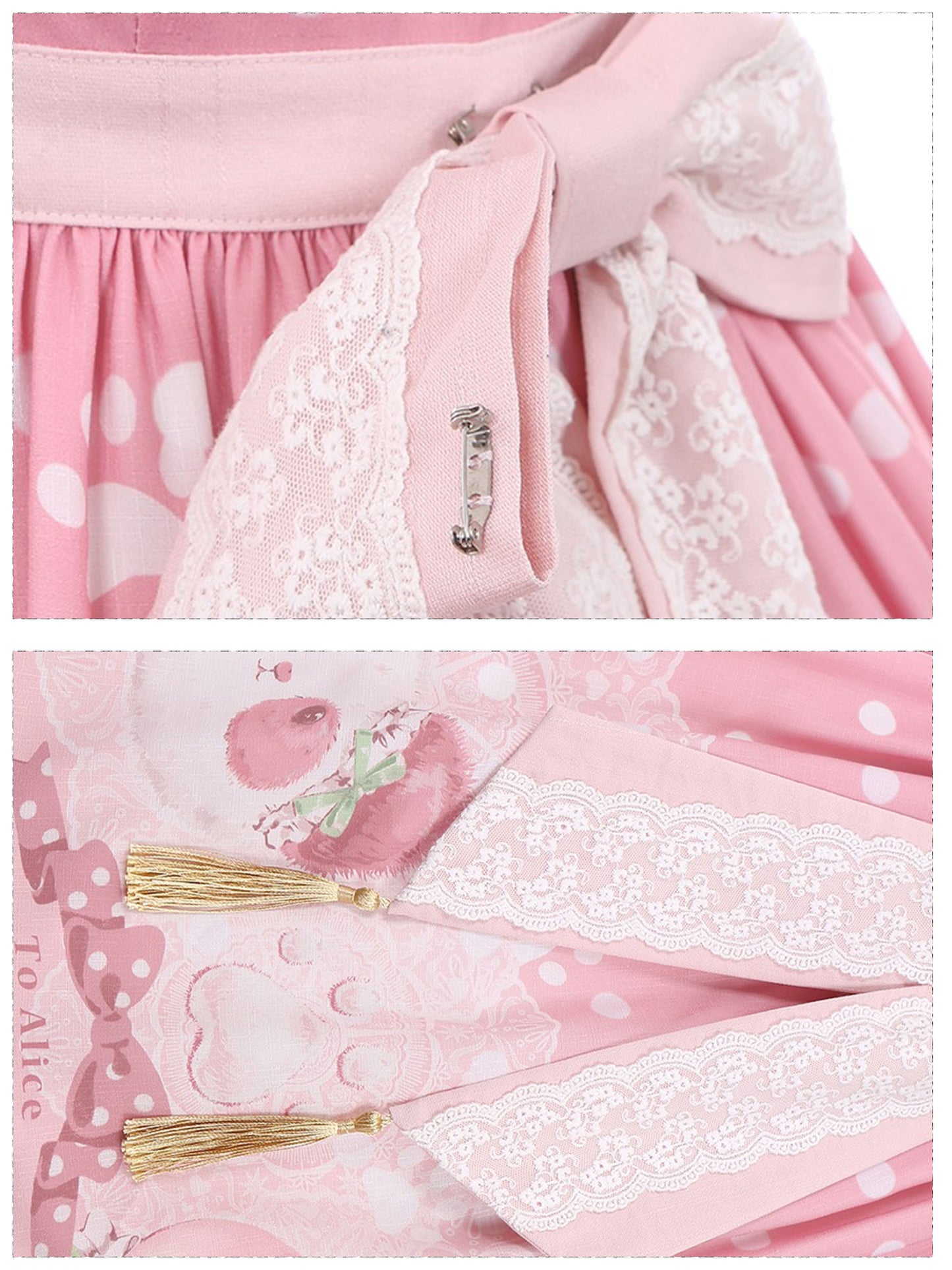 JSK/OP♥ Ready to Ship♥Peach Panda♥ Sweet Lolita Dress JSK/OP