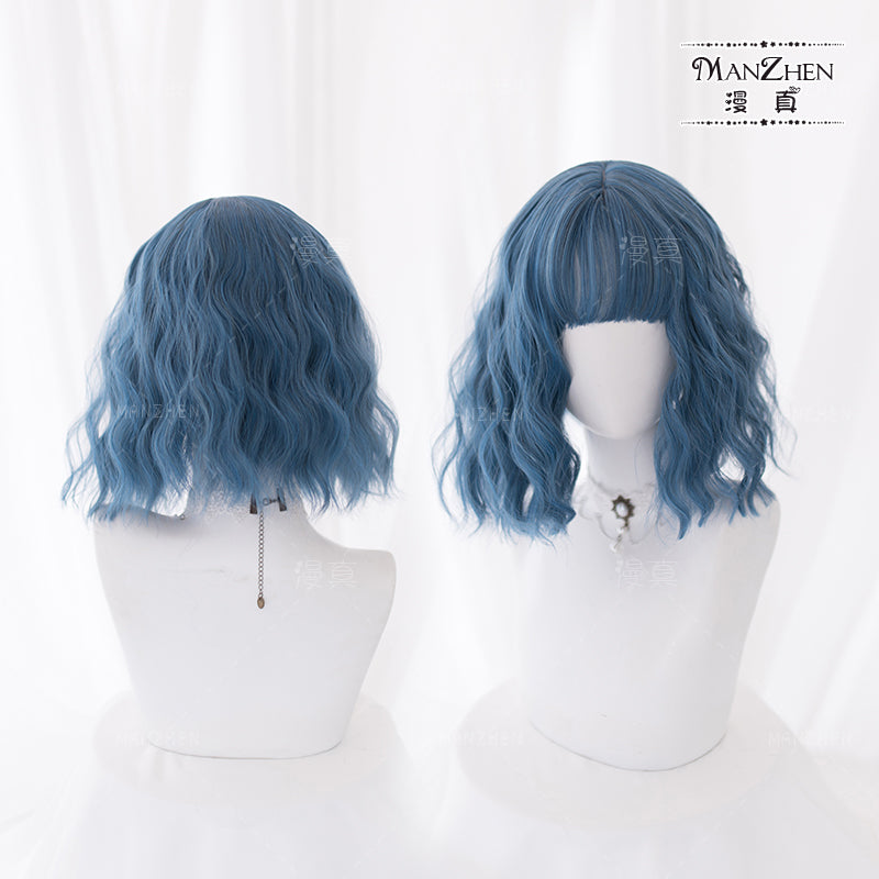 3 Color Options Curly Short Wig