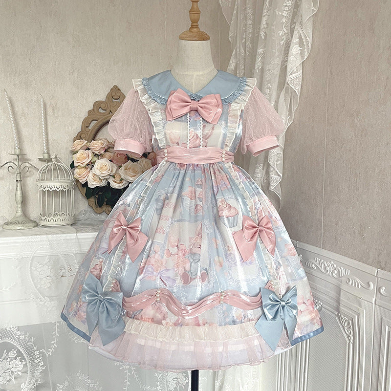 OP♥ Ready to Ship♥Rabbit Candy Wrapper ♥Sweet Lolita Dress