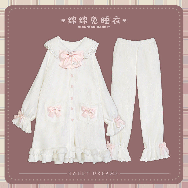 Pyjamas♥Ready to Ship♥Mianmian Rabbit♥Sweet Lolita Sleepwear & Lounge Wear