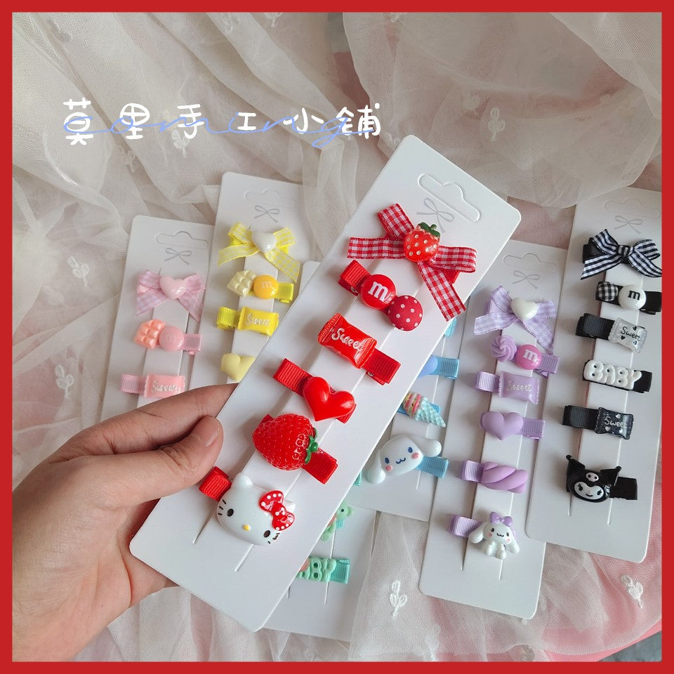Lolita Macarons Hairpins 6pcs/Set