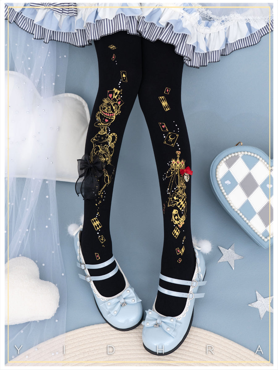 Alice's Afternoon Tea Lolita Tights By Yidhra