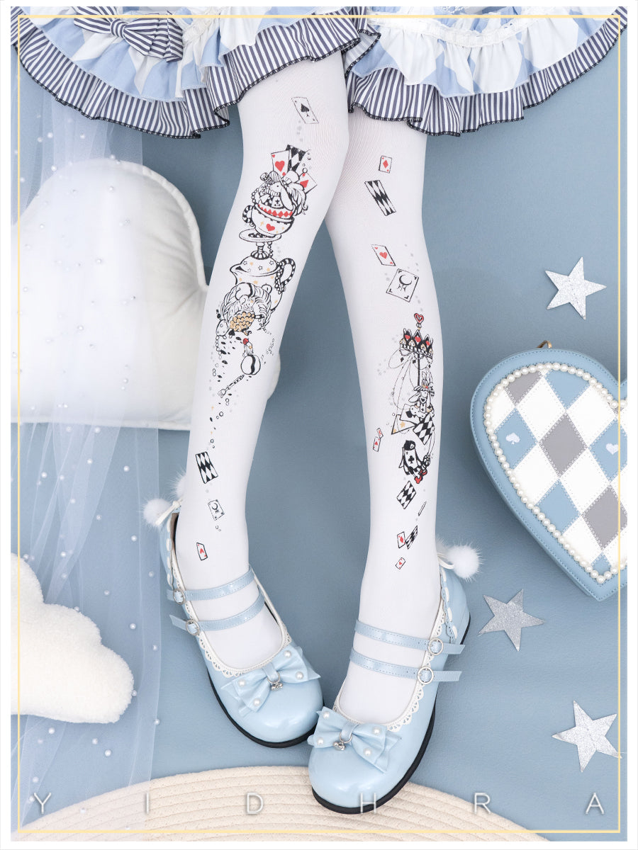 Alice's Afternoon Tea Lolita Tights By Yidhra