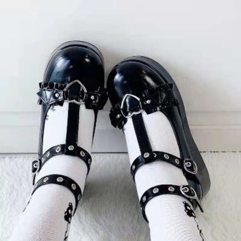 JK Goth Lolita Shoes Plus Size