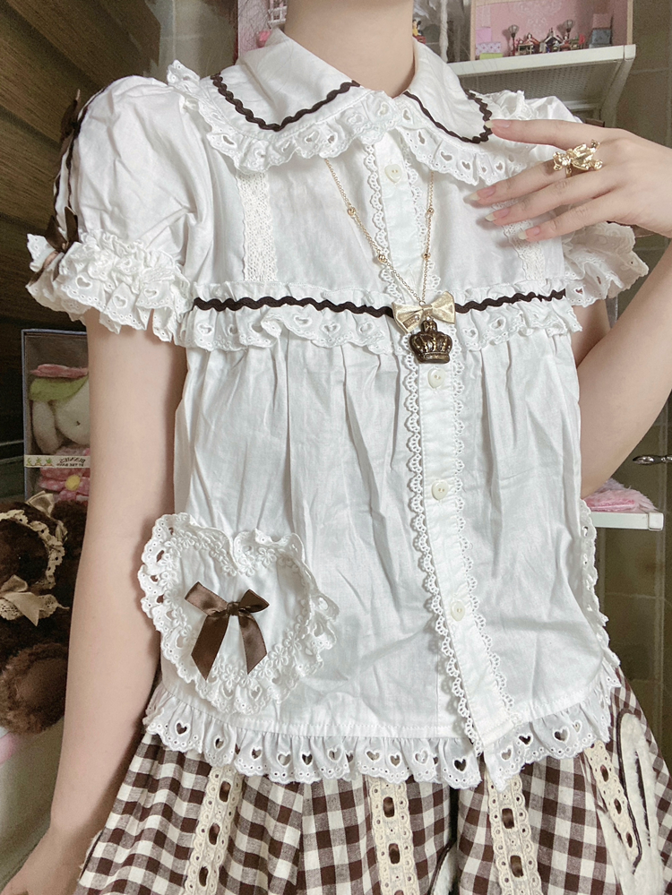 Crispy Tart Short-sleeved Blouse