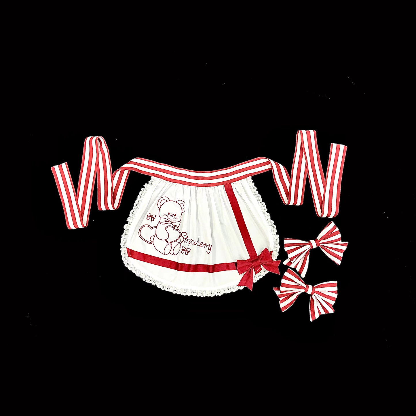OP & Apron Set♥ Ready to Ship ♥Strawberry Mannor♥Sweet Lolita Dress