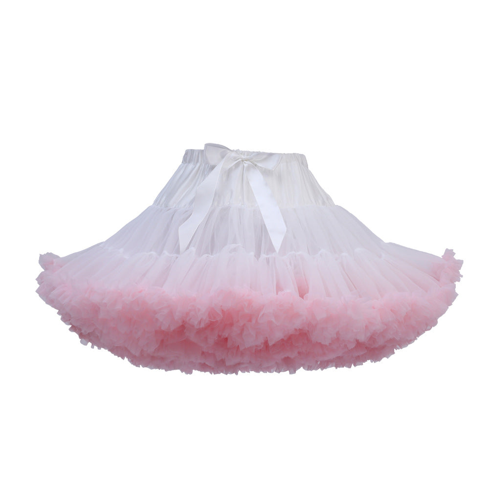 Daily 40cm Length Cloud Colorful Petticoat
