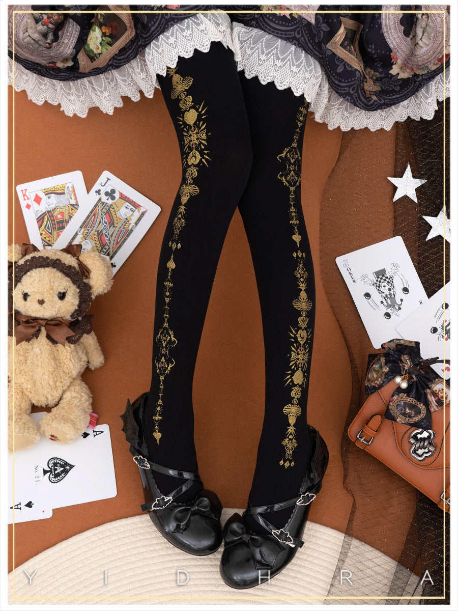 In the Name of Queen Lolita Tights By Yidhra