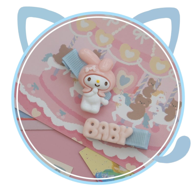 Lolita Cute Pair Hairclips