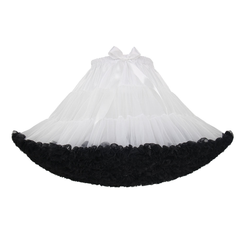 Daily 40cm Length Cloud Colorful Petticoat