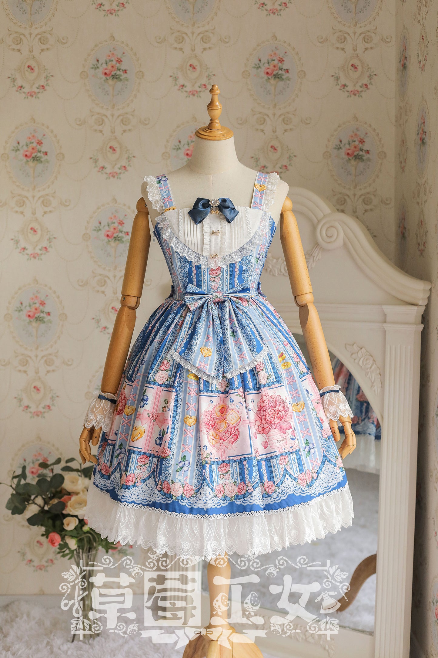 JSK♥Ready to Ship♥Blueberry Princess♥Sweet Lolita Dress