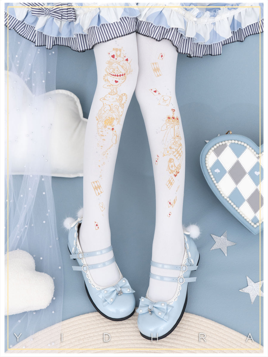 Alice's Afternoon Tea Lolita Tights By Yidhra