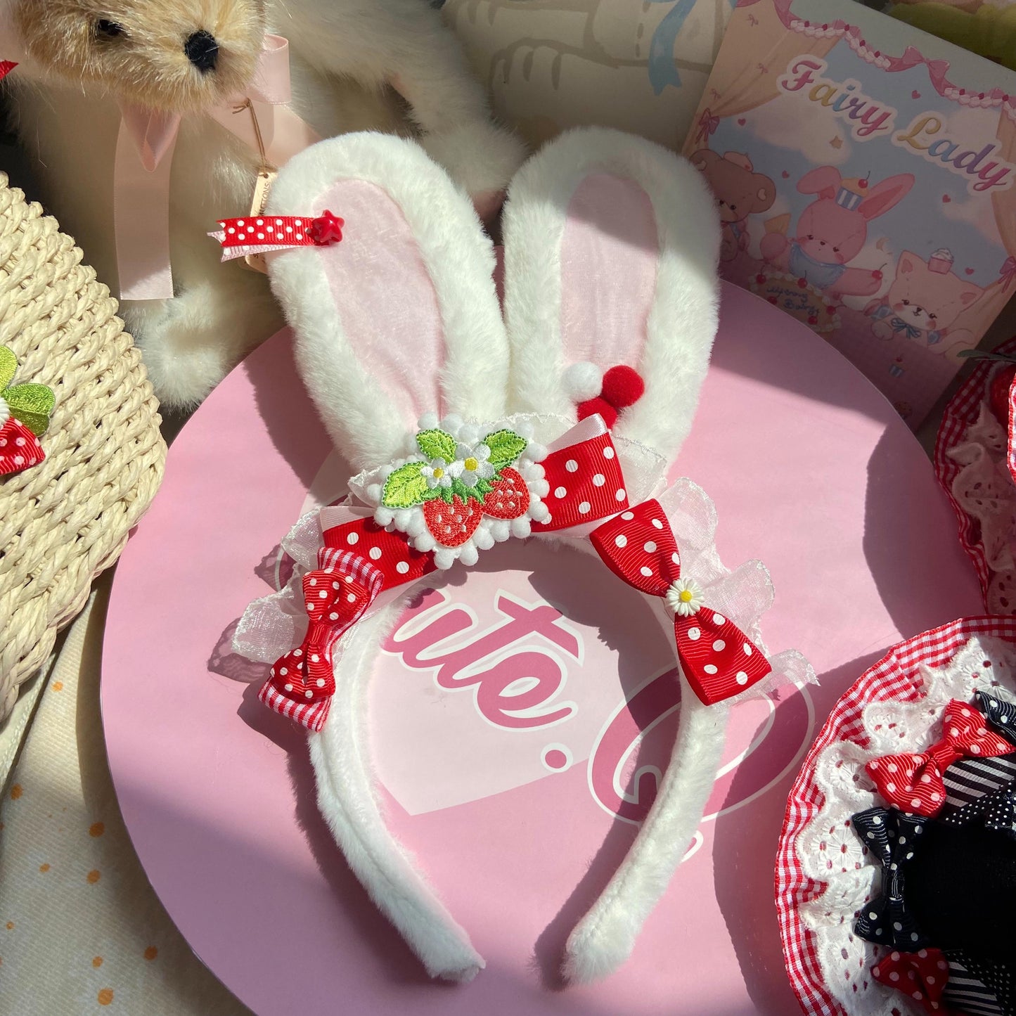 Handmade Sweet Bunny Ears KC