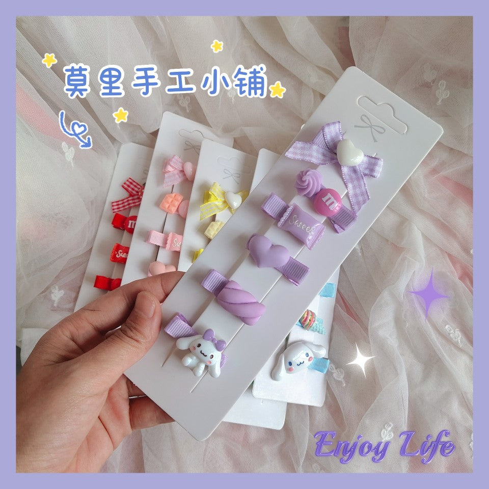 Lolita Macarons Hairpins 6pcs/Set