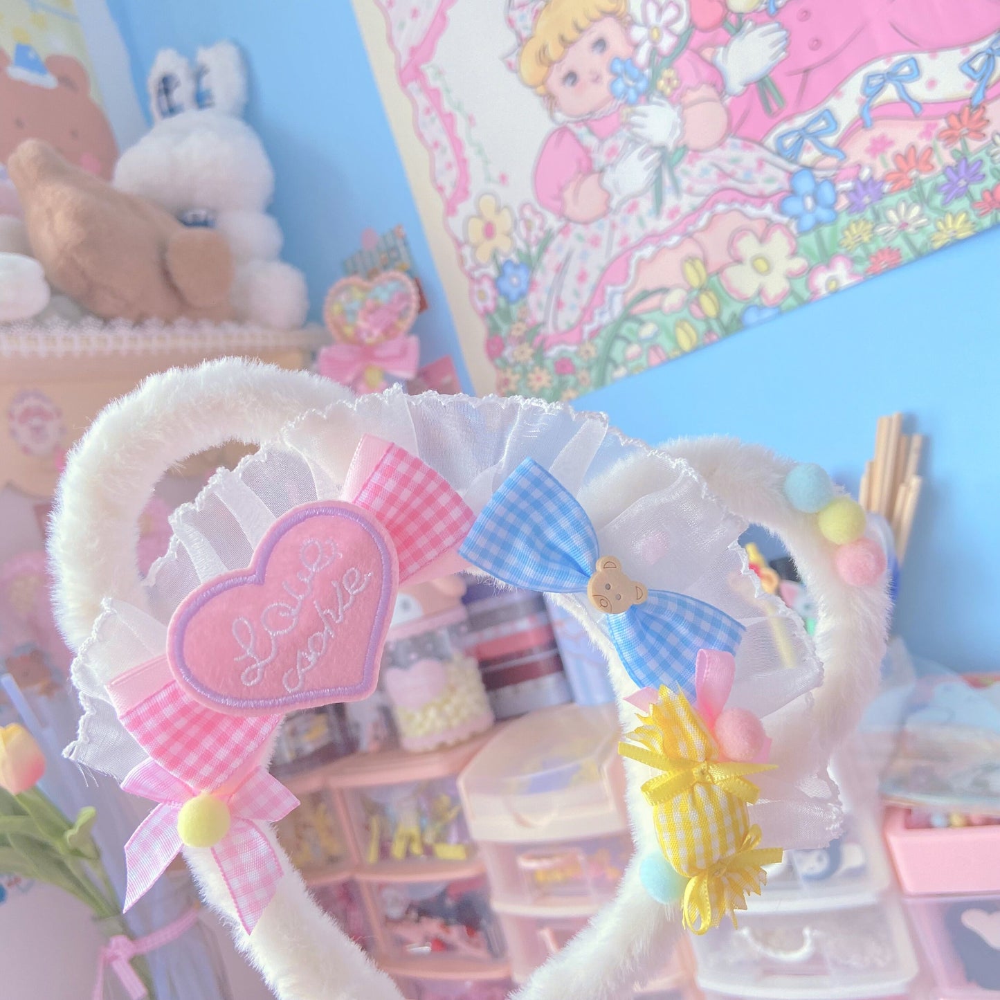 Handmade Sweet Bear Ears KC