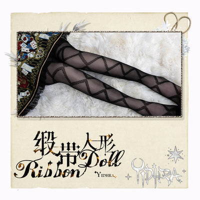 Ribbon Doll Lolita Tights By Yidhra