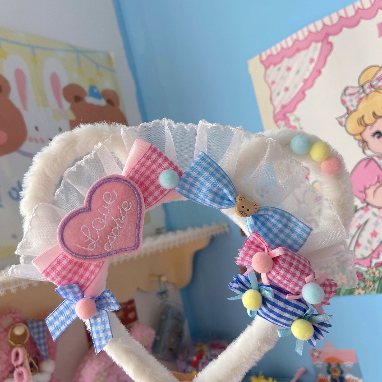 Handmade Sweet Bear Ears KC