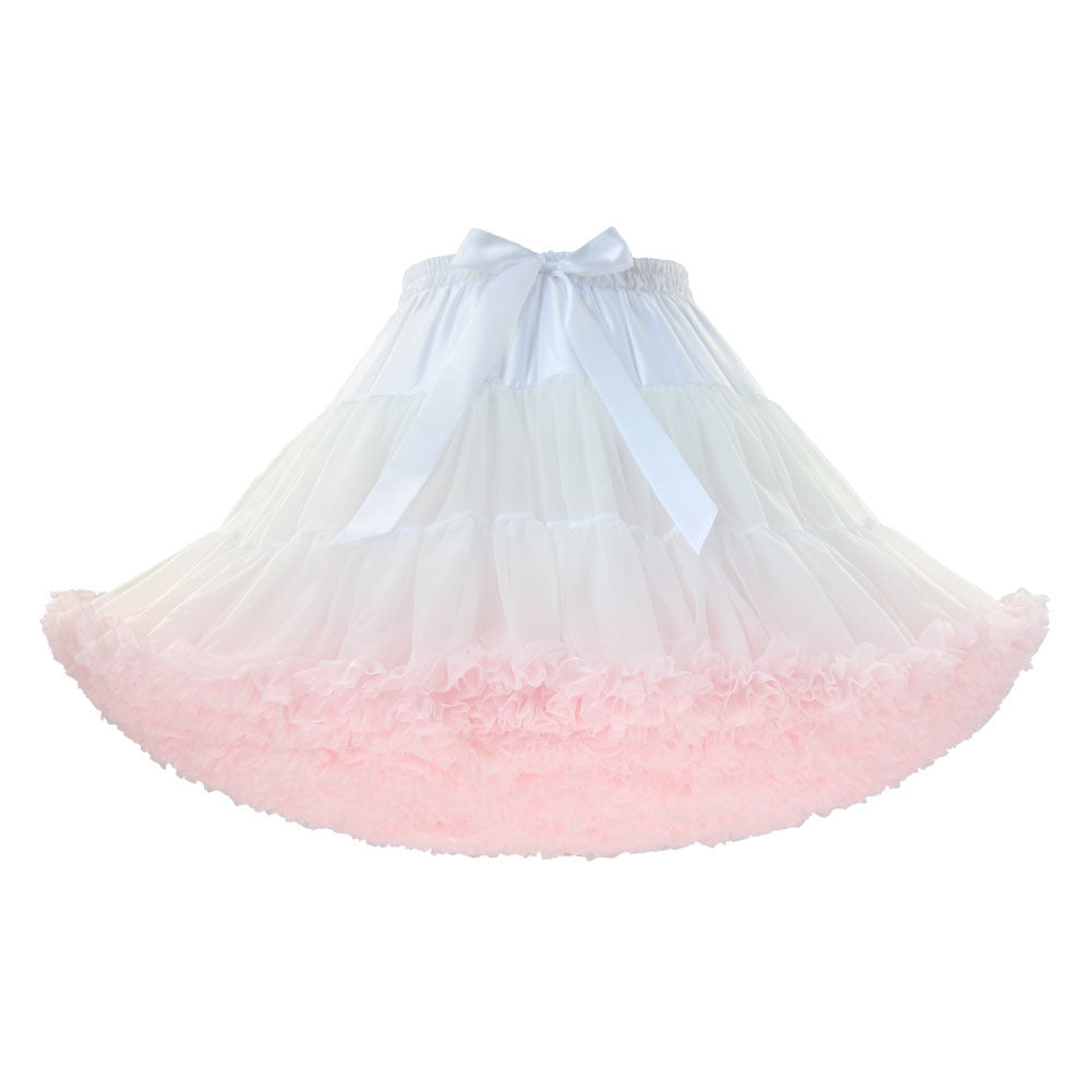Daily 40cm Length Cloud Colorful Petticoat