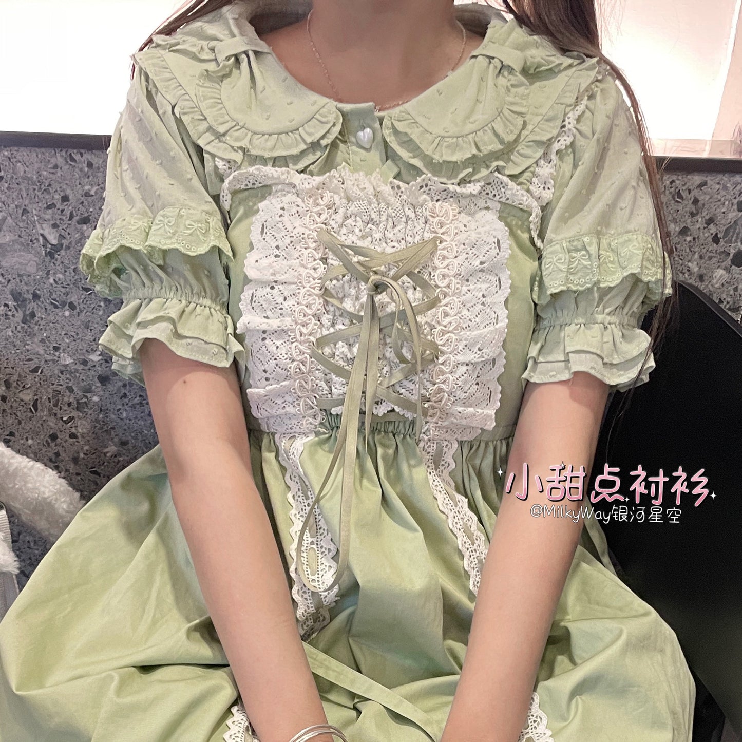 Peter Pan Collar Lolita Dress Blouse