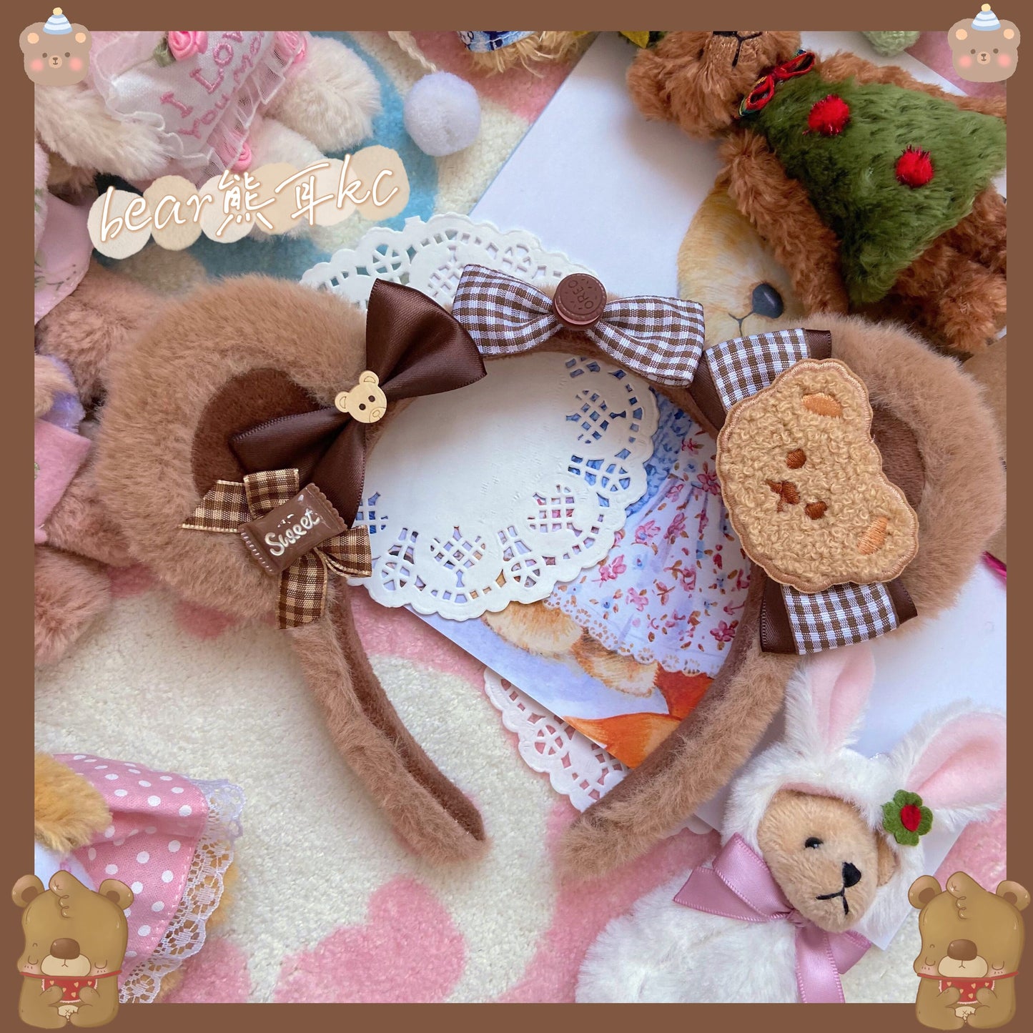 Handmade Sweet Bear Ears KC