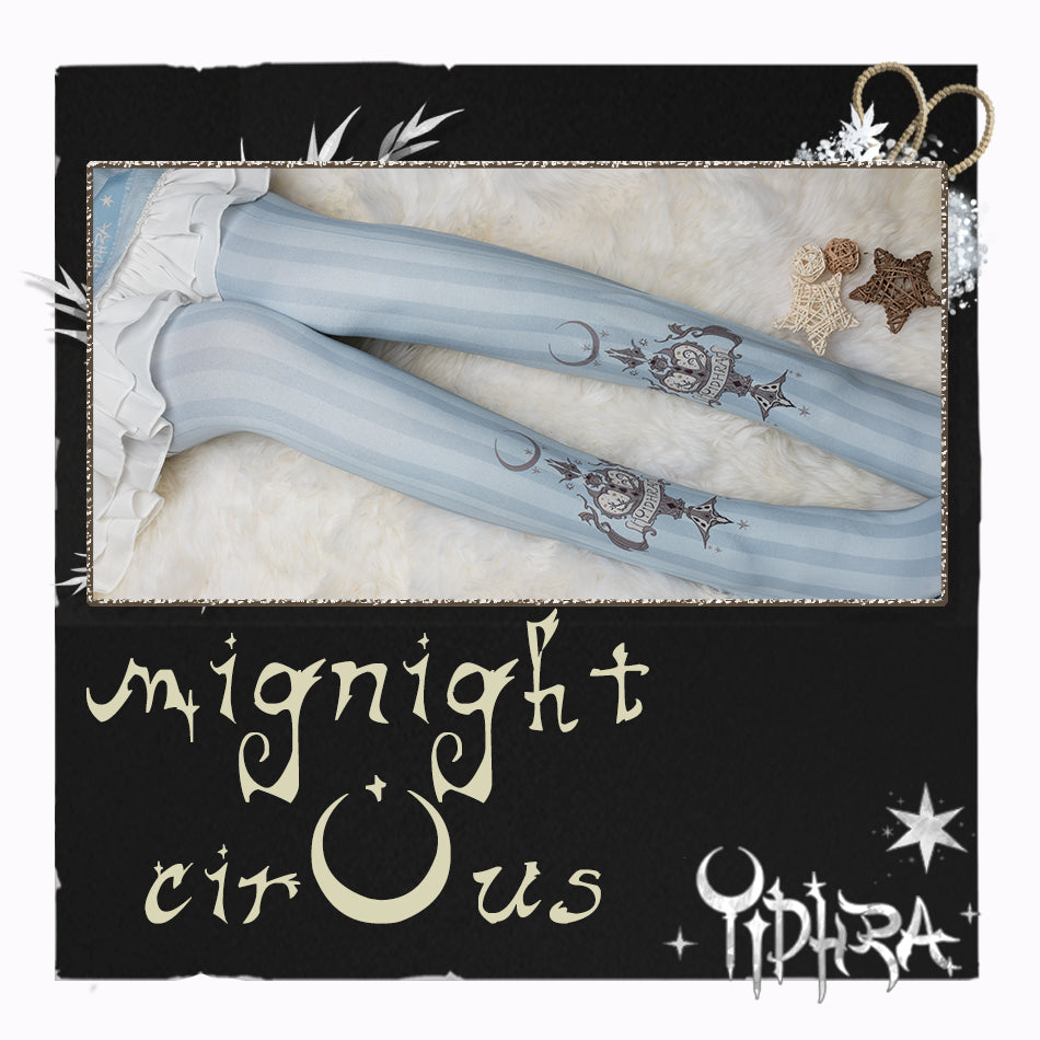 Midnight Cirous Lolita Tights By Yidhra