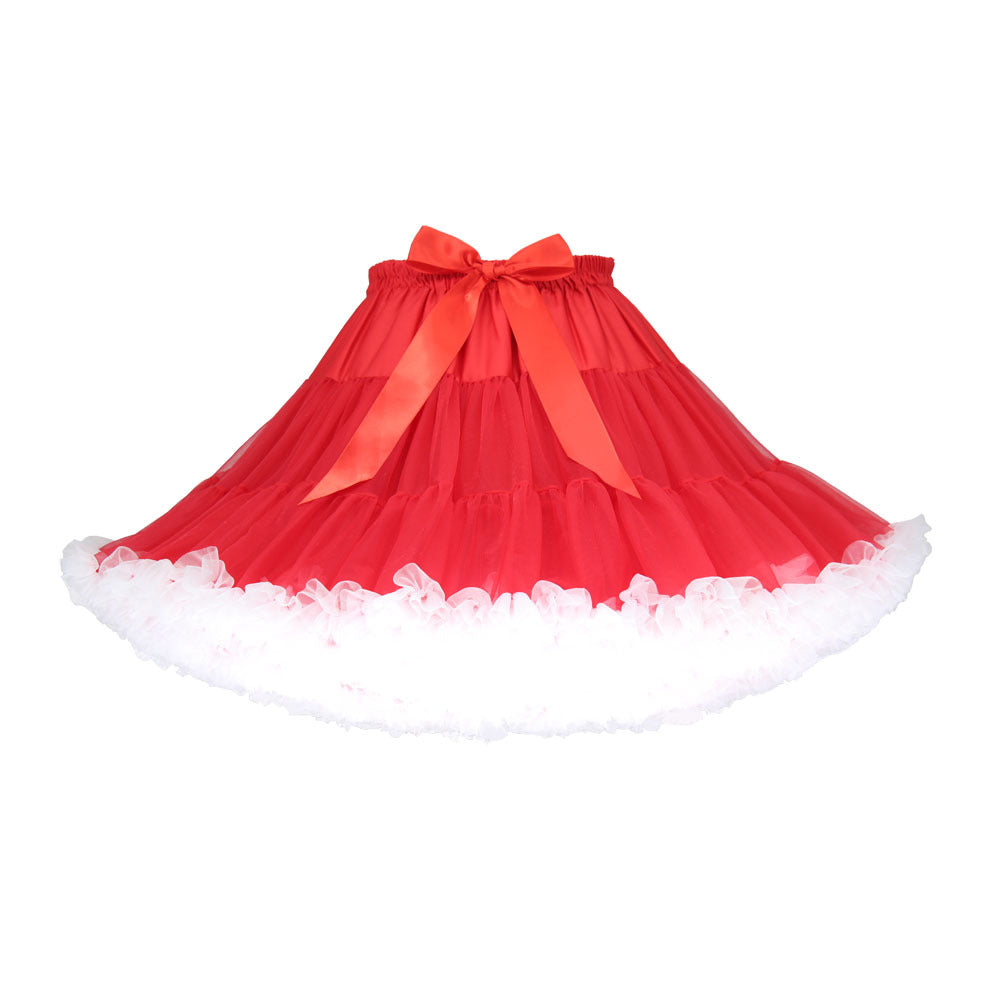 Daily 40cm Length Cloud Colorful Petticoat