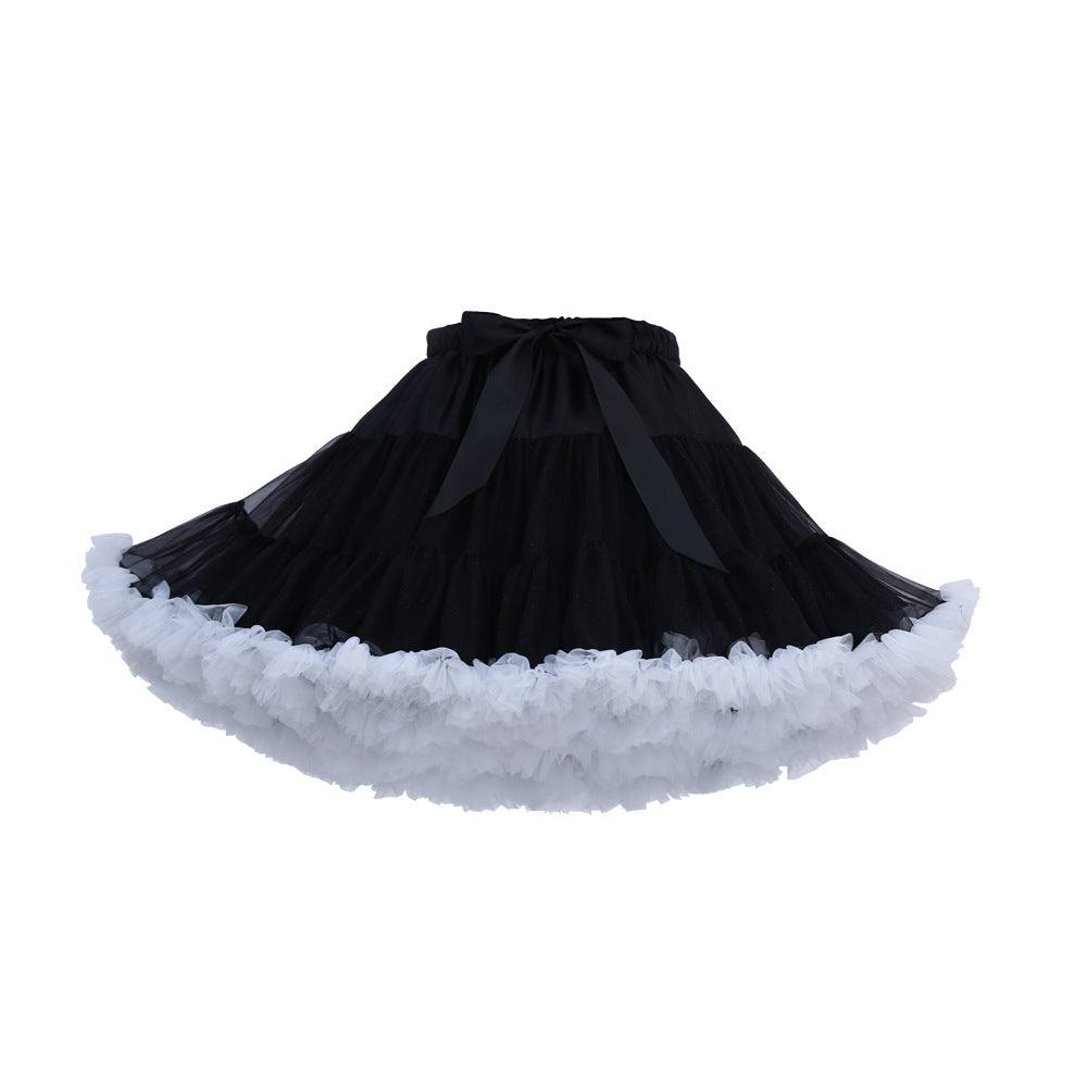 Daily 40cm Length Cloud Colorful Petticoat