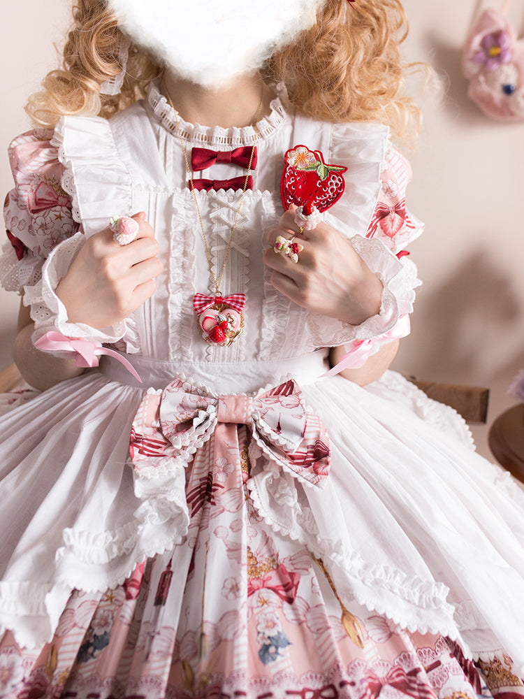 JSK & OP Dress♥Ready to Ship♥ Strawberry Revolution ♥Sweet Lolita Dress
