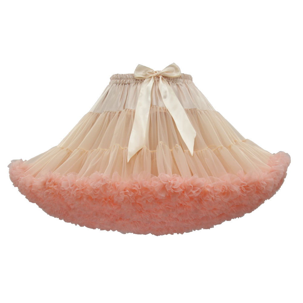 Daily 40cm Length Cloud Colorful Petticoat