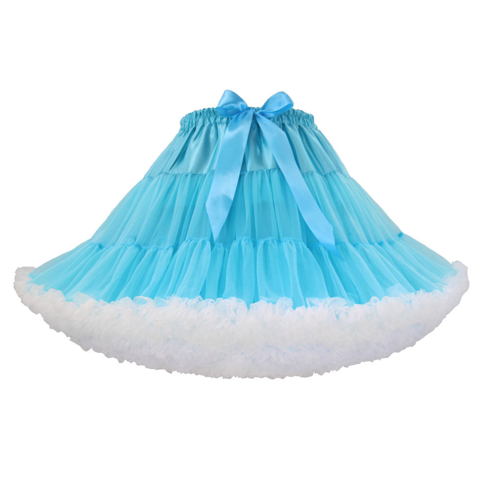 Daily 40cm Length Cloud Colorful Petticoat