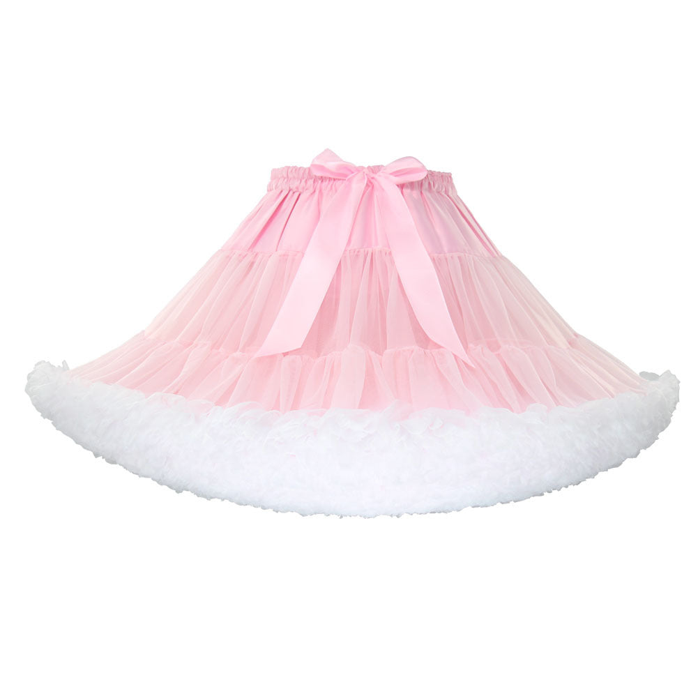Daily 40cm Length Cloud Colorful Petticoat